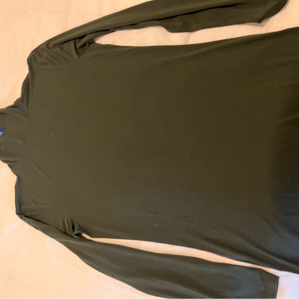 Kit and Ace Dark Green Long Sleeve Turtleneck Top